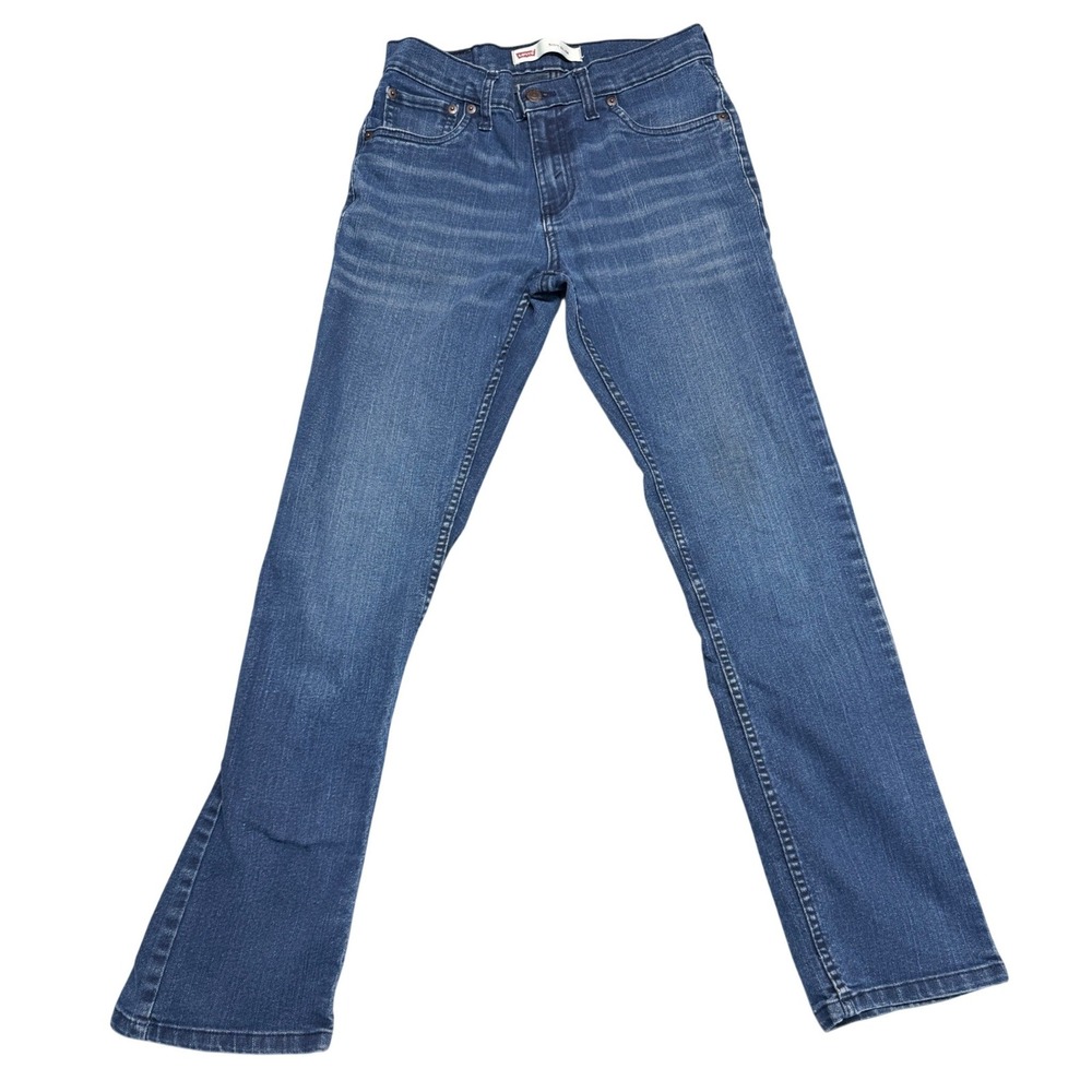 Levis 511 Slim Fit Blue Jeans Boys Size 16 Reg 28x30 Medium Wash Denim